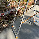 Драбина стрем'янка алюмінієва одностороння на 7 сходинок, фото 7