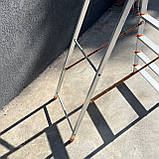 Драбина стрем'янка алюмінієва одностороння на 7 сходинок, фото 4