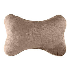 Автомобільна подушка на Підголівник 26x17 см. Колір Бежевий