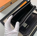 Чоловічий бреновий клатч барсетка LV (2012) black, фото 5
