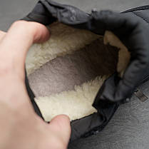 Дутики жіночі чорні на двох замках не промокаючі, фото 5