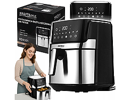Багатофункціональна аерофритюрниця Kraft&Dele 1850 Вт KD4101 мультупіч 8 л, гриль + випікання