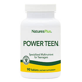 Мультивітаміни для Підлітків, Power Teen, Natures Plus, 90 таблеток