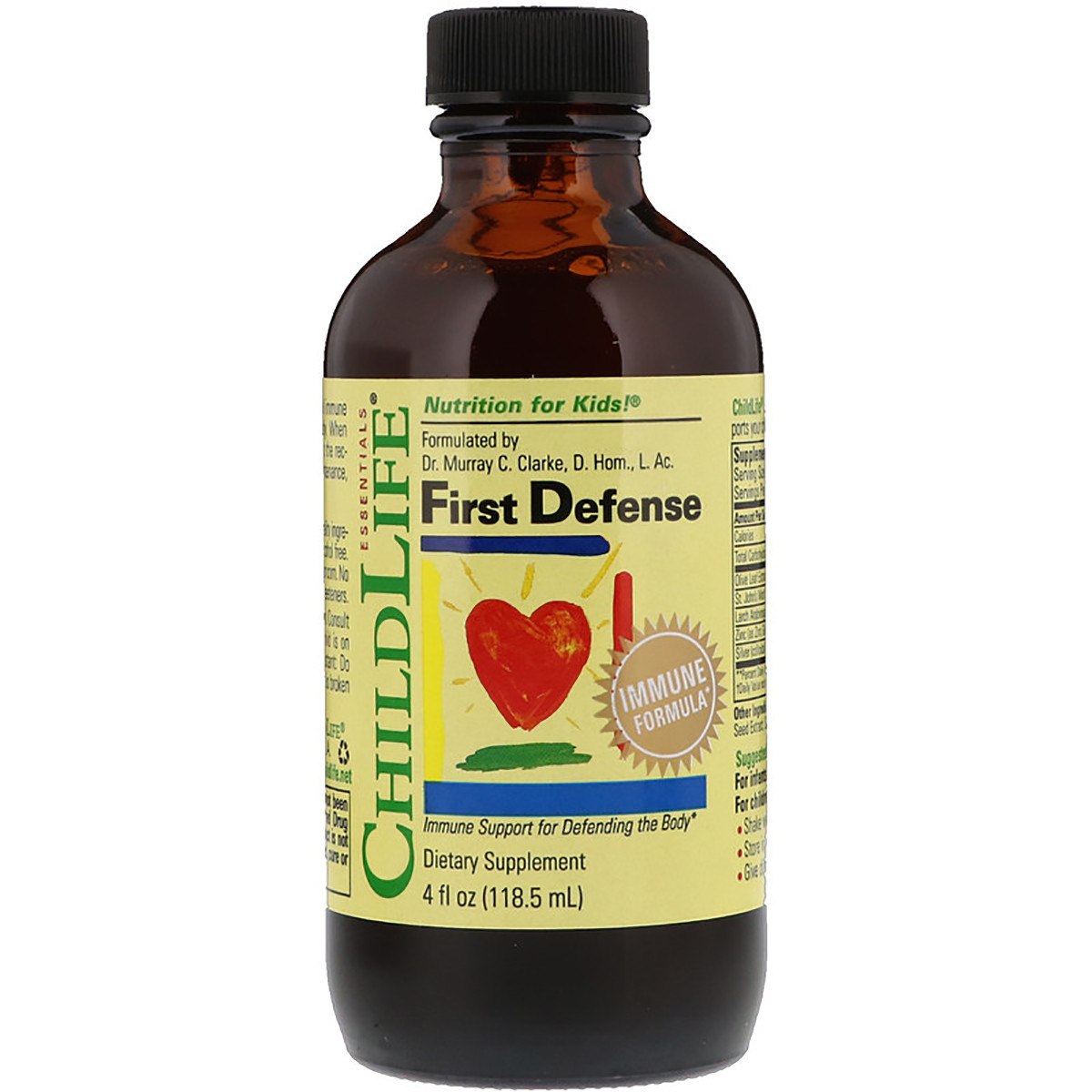 Захист Імунітету для Дітей, Essentials, First Defense, ChildLife, 118.5 мл, фото 1