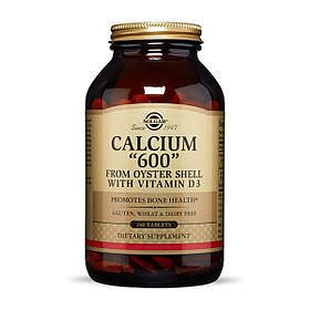 Кальцій 600, Calcium 600, Solgar, 240 таблеток