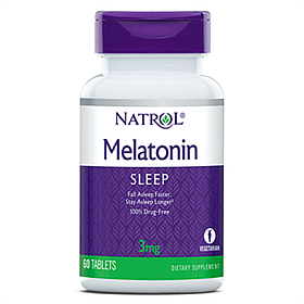 Мелатонін, Melatonin 3 мг, Natrol, 60 таблеток