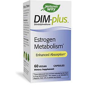 Метаболізм естрогенів, DIM-plus, Estrogen Metabolism, Nature's Way, 60 вегетаріанських капсул