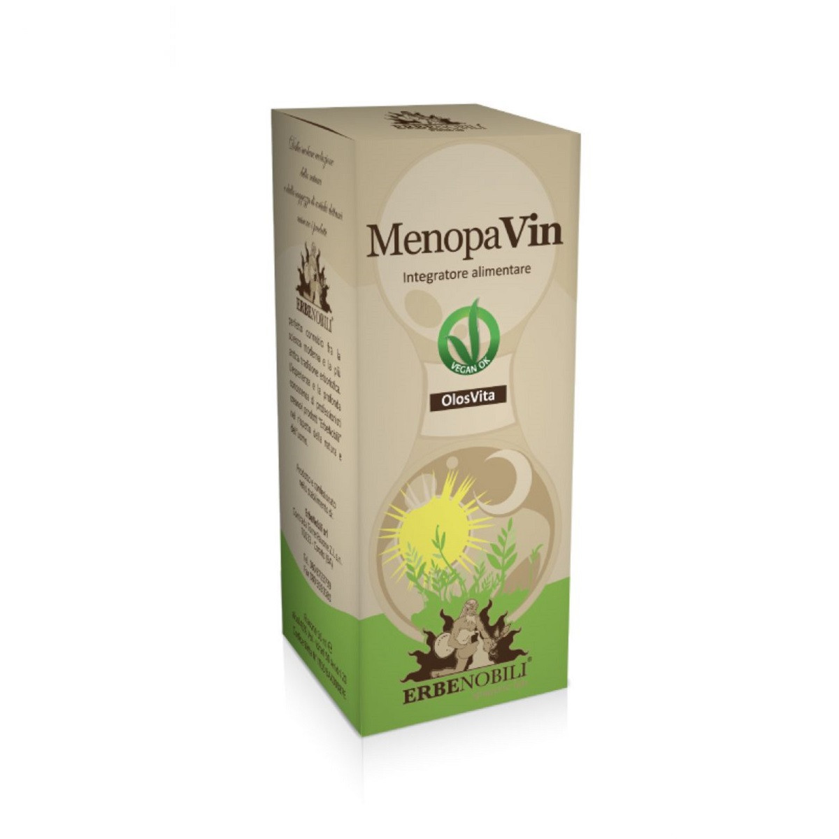 Комплекс для Жінок для Полегшення Симптомів Менопаузи, MenopaVin, Erbenobili, 50мл краплі, фото 1