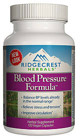 Комплекс для Нормалізації Кров'яного Тиску, RidgeCrest Herbals, 120 гелевих капсул