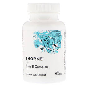 Комплекс Вітамінів Групи В, Basic B Complex, Thorne, 60 гелевих капсул