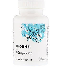 В-Комплекс №12, B-Complex 12, Thorne, 60 капсул