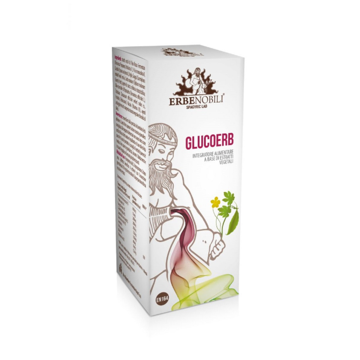 Комплекс для Нормалізації Рівню Цукру в Крові, GlucoErb, Erbenobili, 60 таблеток, фото 1