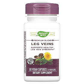 Підтримка Вен, Leg Veins Support Blend, Nature's Way, 60 капсул