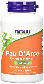 Екстракт Кори Мурашиного Дерева, Now Foods, 100 вегетаріанських капсул