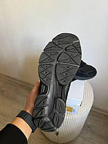 Asics Gel NYC Gore-Tex Black Термо чоловічі кросівки Асікс Гель Нук чорні з білим лого замша шкіра текстиль Горе Тех осінь зима, фото 4