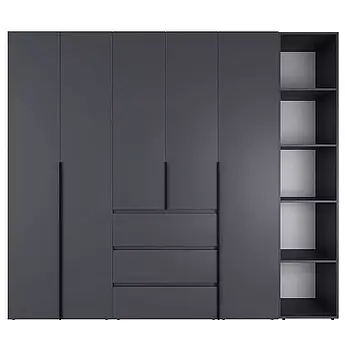 Шафа розпашна комбінована №14 Light графіт