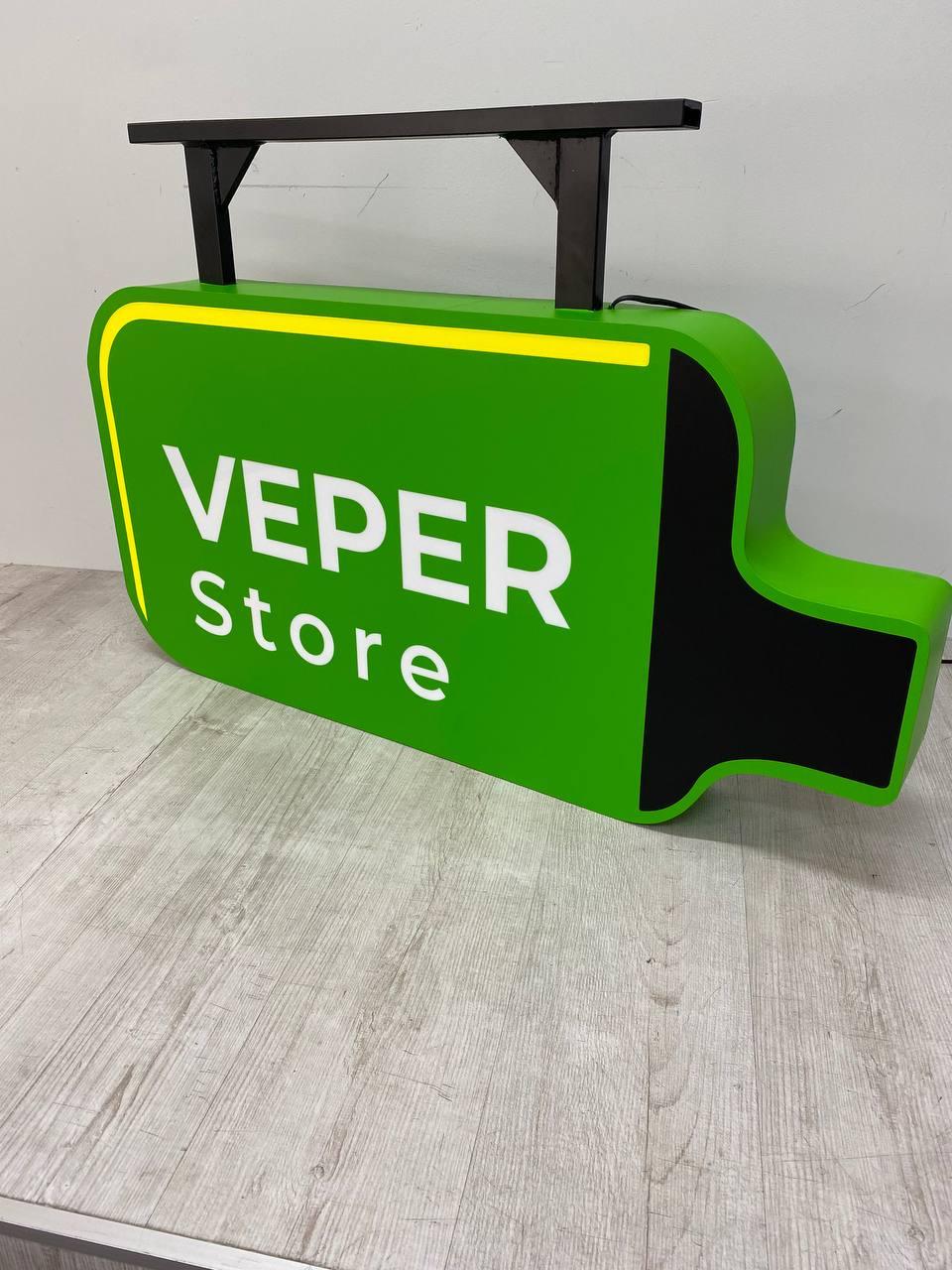 Двосторонній торцевий лайтбокс, фото 1