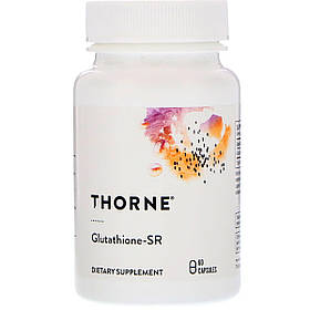 Глутатіон, Glutathione-SR, Thorne, 60 капсул