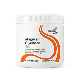 Магній гліцинат у порошку, 200 мг, Magnesium Glycinate Powder, Seeking Health, 187,5 гр