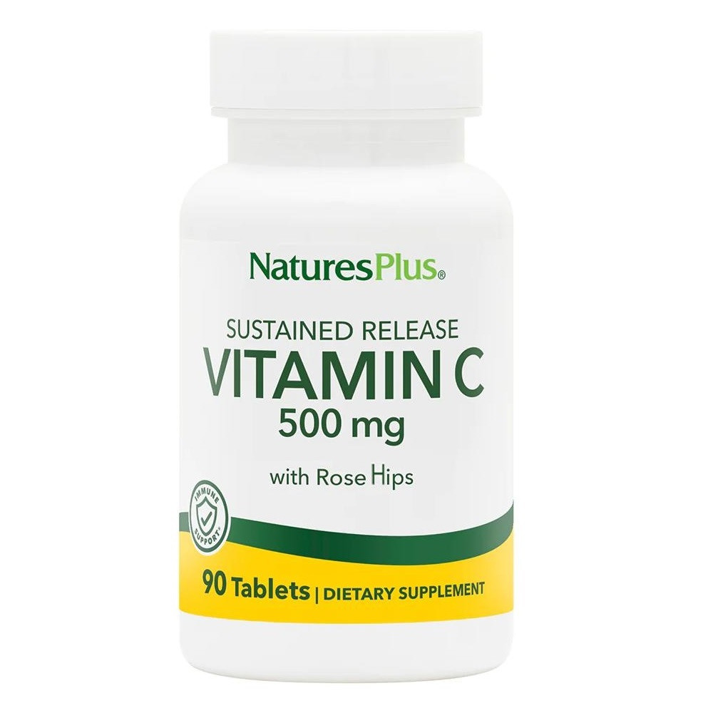 Вітамін С 500мг, Natures Plus, 90 таблеток, фото 1