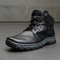 Чоловічі зимові черевики з натуральної шкіри, фото 3