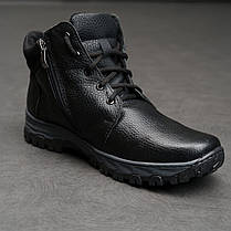 Чоловічі зимові черевики з натуральної шкіри, фото 5