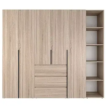 Шафа розпашна комбінована №14 Light Дуб сонома