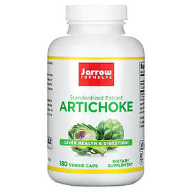 Артишок, Artichoke, Jarrow Formulas, 180 вегетаріанських капсул