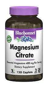 Цитрат Магнію, Bluebonnet Nutrition, 120 капсул