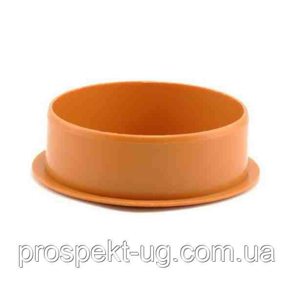 Заглушка ПВХ для зовнішньої каналізації 110 мм, фото 1