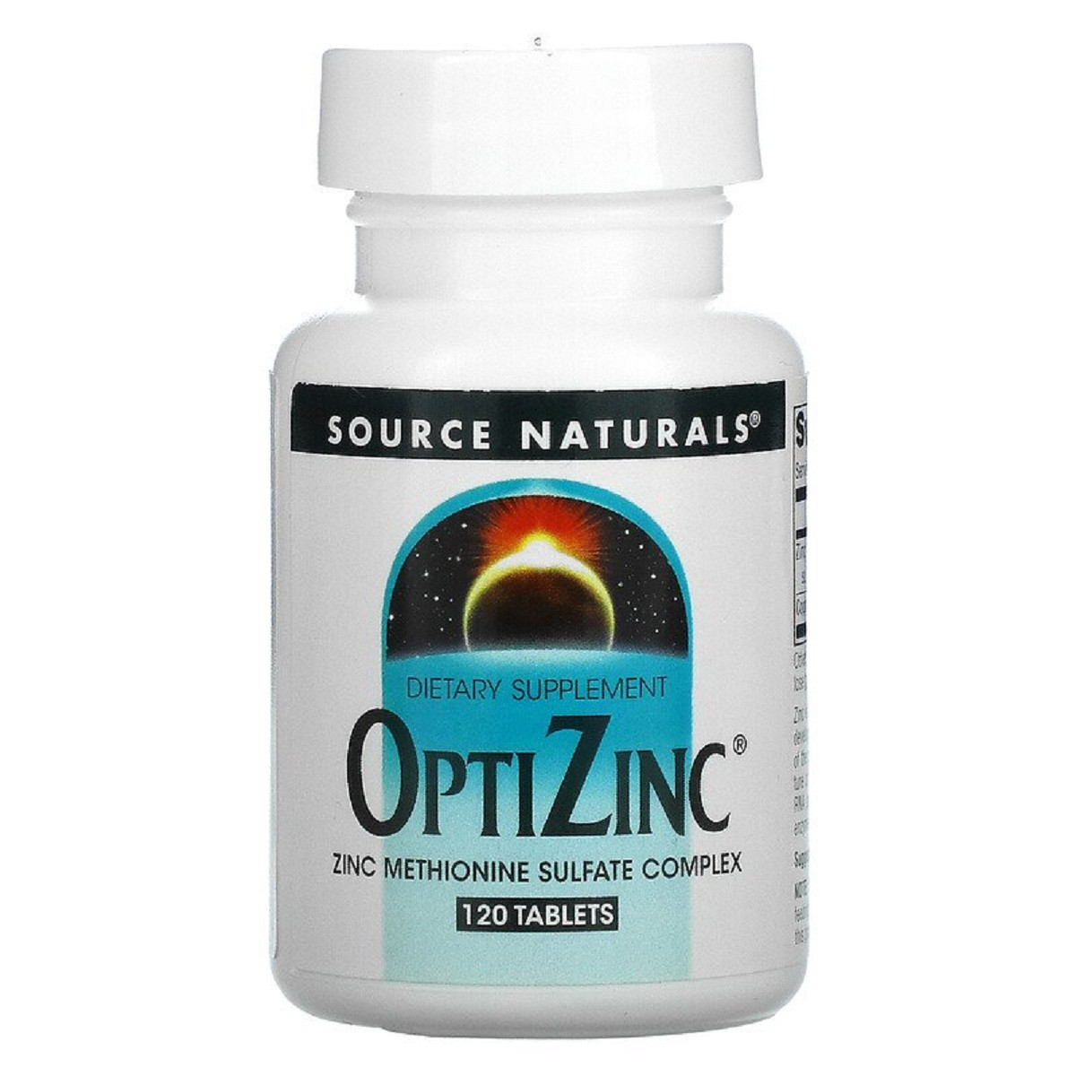 ОптіЦинк, Source Naturals, 120 таблеток, фото 1
