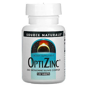 ОптіЦинк, Source Naturals, 120 таблеток