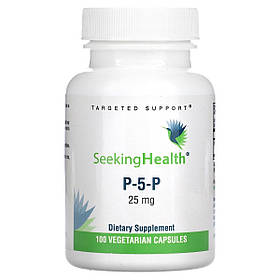 P-5-P (піридоксальфосфат), 25 мг, P-5-P, Seeking Health, 100 вегетаріанських капсул