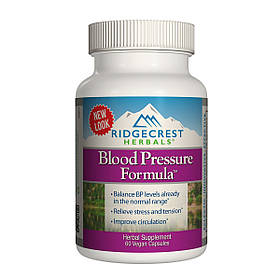 Комплекс для Нормалізації Кров'яного Тиску, RidgeCrest Herbals, 60 гелевих капсул