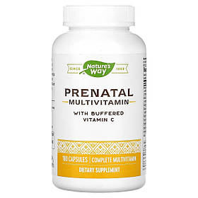 Мультивітаміни для Вагітних, Prenatal Multi-Vitamin and Multi-Mineral, Nature's Way, 180 капсул