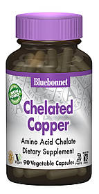 Хелатна Мiдь, Albion, Bluebonnet Nutrition, 90 гелевих капсул