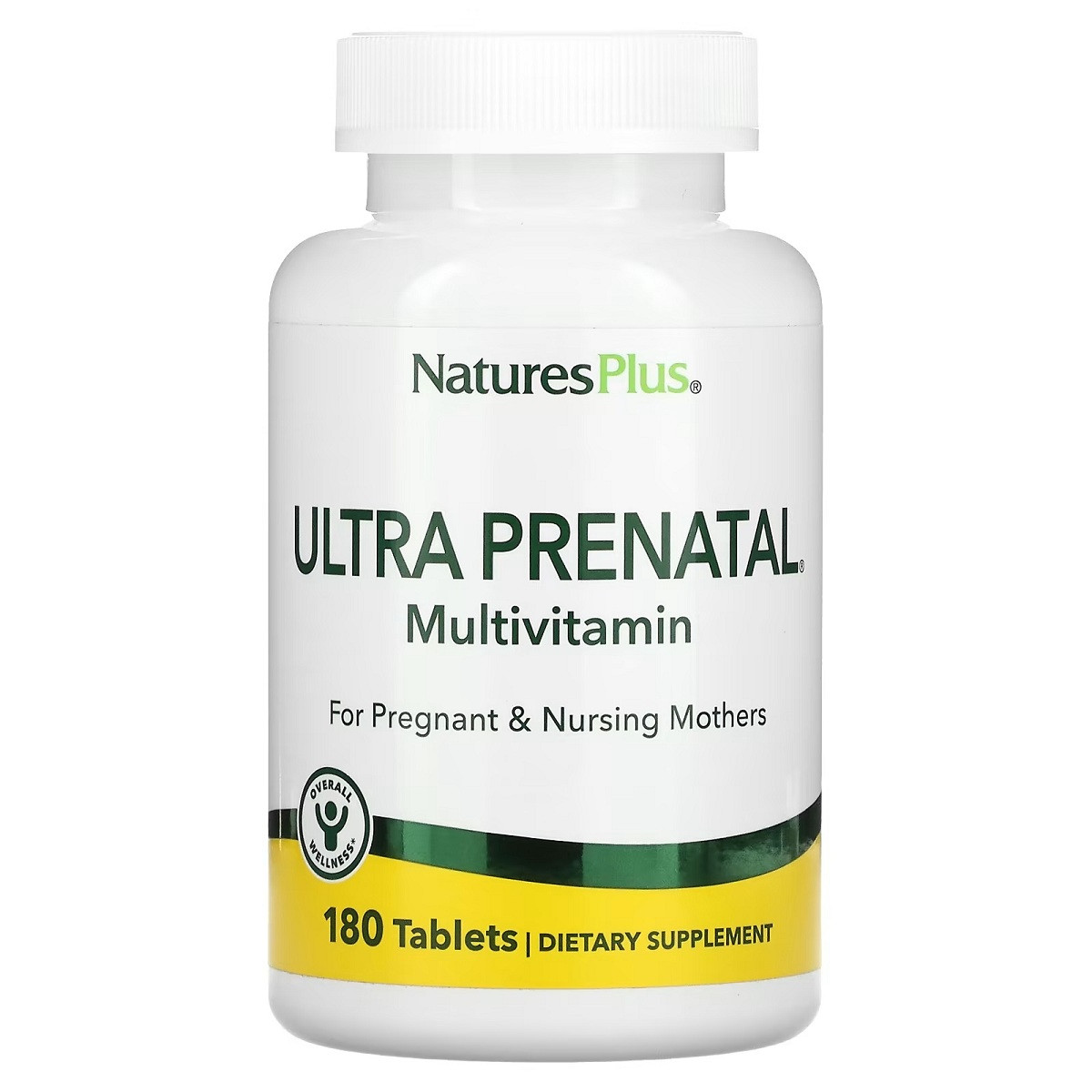 Мультивітаміни Ультрапренатальні, Ultra Prenatal Multivitamin, Natures Plus, 180 таблеток, фото 1