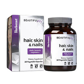 Комплекс для волосся, шкіри і нігтів, Beautiful Ally, Bluebonnet  Nutrition, Hair, Skin & Nails, 60 капсул