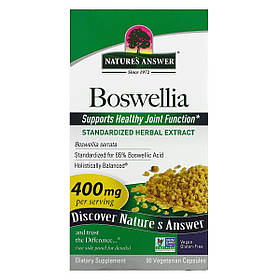 Босвелія, 400 мг, Boswellia, Nature's Answer, 90 вегетаріанських капсул