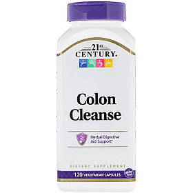 Очищення Кишечника, Colon cleanse, 21st Century, 120 вегетаріанських капсул