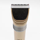 Акумуляторна машинка для стрижки волосся + 4 насадки, SURKER SK-870 / Бездротовий триммер для бороди / Тример для стрижки волосся, фото 7