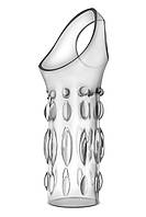 Насадка на член рельєфна Blush Performance з кріпленням за мошонку, прозора