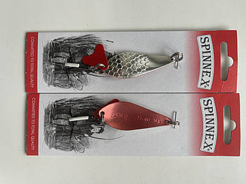 Блешня Spinnex Atom 14g silver/red