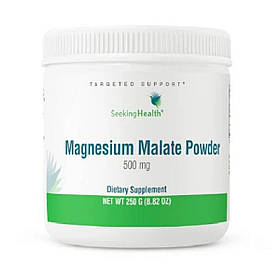 Магній малат у порошку, 500 мг, Magnesium Malate Powder, Seeking Health, 250 гр