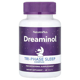 Трифазний комплекс для сну, Tri-Phase Sleep Complex, Natures Plus, 60 таблеток