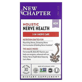 Здоров'я нервової системи, Holistic Nerve Health, New Chapter, 30 капсул