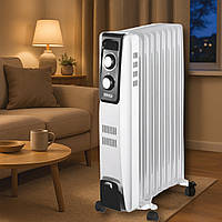 Нагрівач для дому 2000 Вт Обігрівач масляний електричний 3 режими Масляний нагрівач для квартири будинку