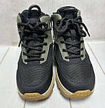 Зимові дитячі черевики Jong Golf на овчині водовідштовхуючі чорні/хакі 32-37, фото 5