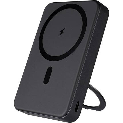 Power Bank Gelius Holdix Magnetic Wireless Charge GP-PBW302 10000mAh 15W Black UA UCRF, фото 1