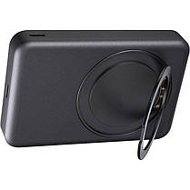 Power Bank Gelius Holdix Magnetic Wireless Charge GP-PBW302 10000mAh 15W Black UA UCRF, фото 3